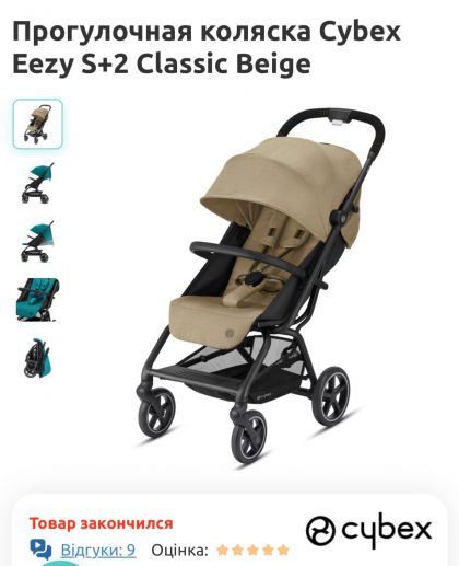 Продам прогулочную Коляску Cybex Eezy S+2