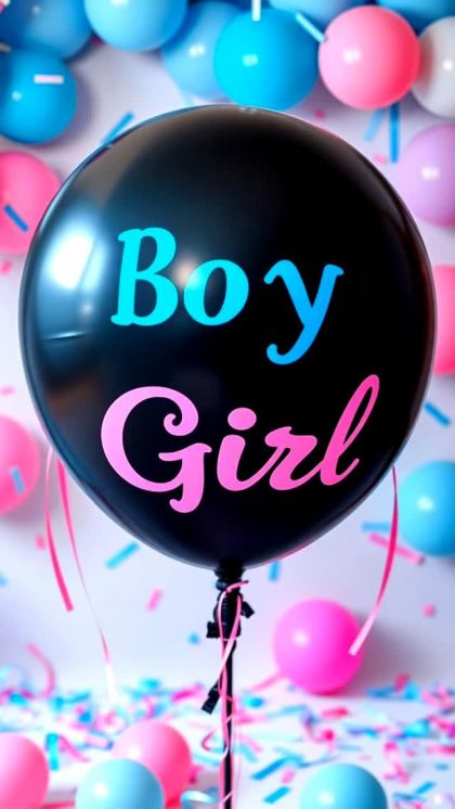 🎈 ГЕНДЕРНЫЙ ШАР-СЮРПРИЗ — БОЛЬШОЙ И ЭФФЕКТНЫЙ! 💗💙