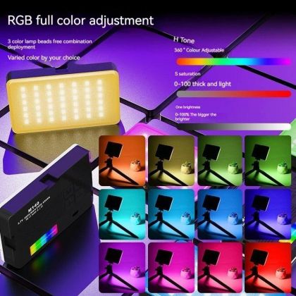 Карманная студийная лампа M140 RGB, мощный свет