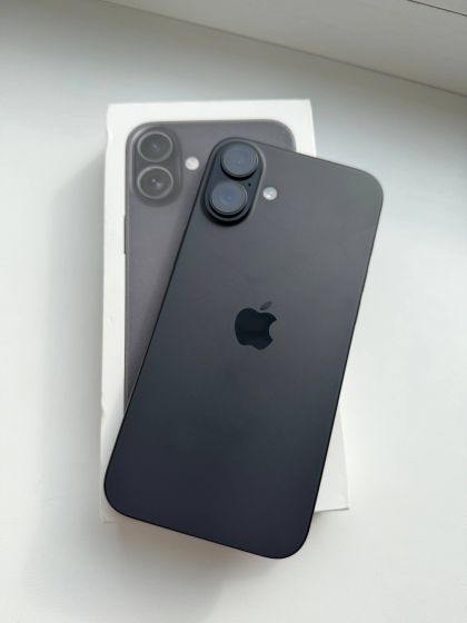 IPhone 16 Plus 128GB Black | Батарея 100% | Гарантия 1 год