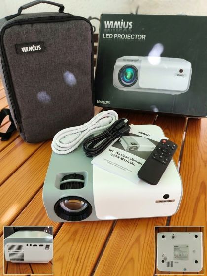 НОВЫЙ LED-ПРОЕКТОР WiMiUS W1 (WIFI/BLUETOOTH )