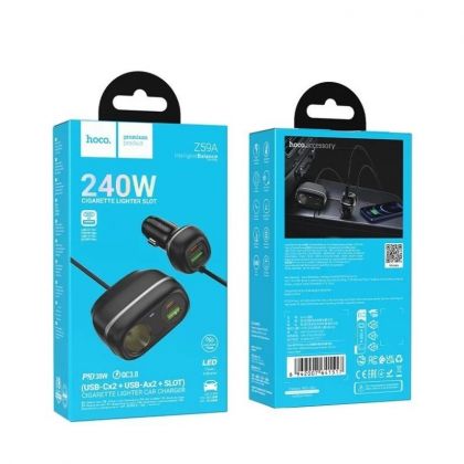 Заряжайте всё и сразу в дороге с Hoco Z59A 📱⚡
