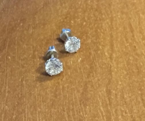 Серебряные сережки